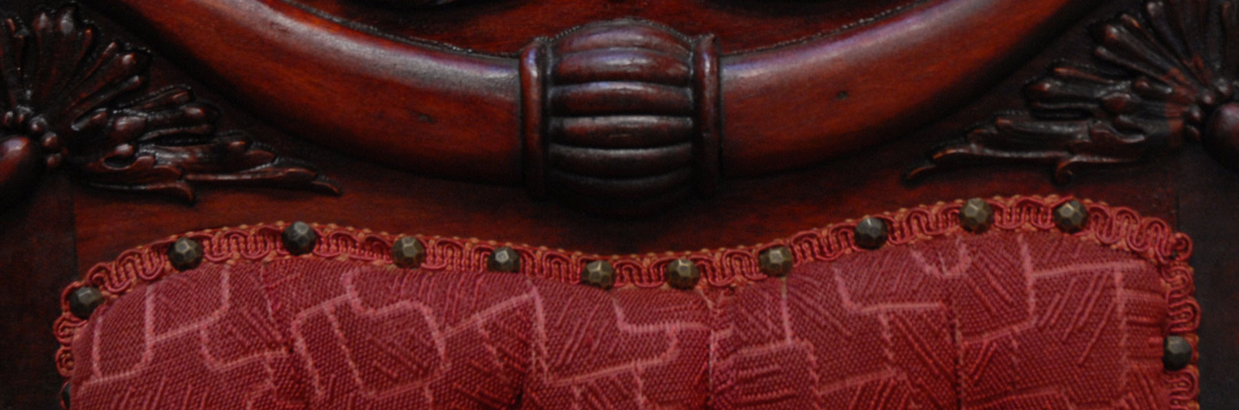 detailed view of upholstery